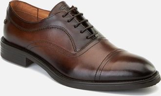 base Mens Lapel Mens Lace Up Shoes - Brown - Size: 11