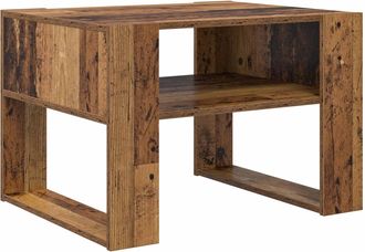 vidaXL Mesa De Caf&eacute; Madera Vieja 66 X 53 X 45 Cm Madera De Ingenier&iacute;a Vidaxl