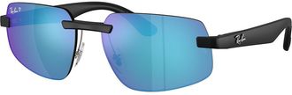 Ray-Ban RB4475CH Polarized 601SA1 Mens Sunglasses Black Size 60