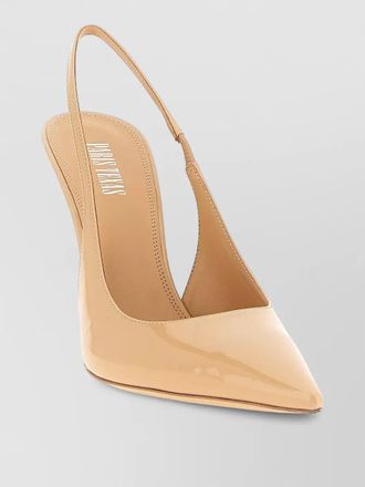 PARIS TEXAS leather lidia slingback pumps