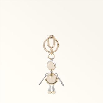 Furla Sfera Portachiavi Color Gold Oro Metallo Donna