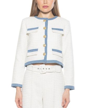 Alexia Admor Rose Tweed Jacket