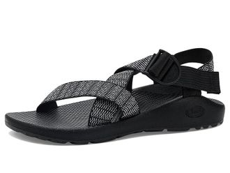 Chaco Mega Z Classic Womens Sandals Bit Black/White : 12 B - Medium, Synthetic