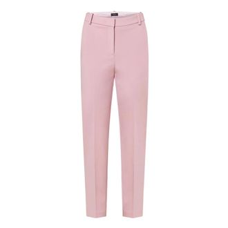 Pinko Cropped Trousers, female, Pink, Size: XS Pinko Trousers Pink