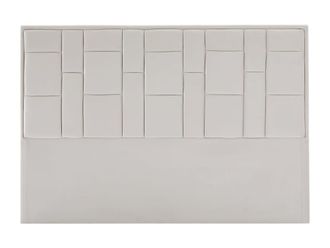 VENTE-UNIQUE.COM Cabecero terciopelo beige 160x200 cm