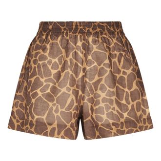 MC2 Saint Barth Short Shorts, female, Brown, Size: XS Short Shorts