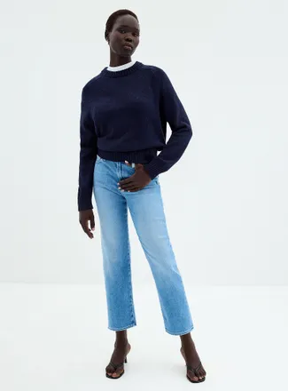 Paige Womens Mason stretch ankle jean Fit: Straight leg, mid rise