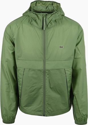 Lacoste Mens Lacoste Lightweight Jacket Green - Size: 36
