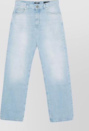 Balmain straight leg denim trousers