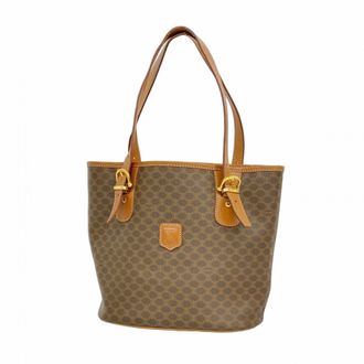 Celine Brown Pvc Tote Bag (Pre-Owned)