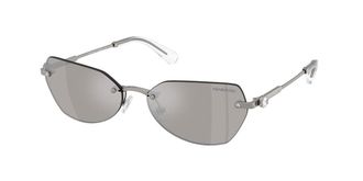 Swarovski SK7038 40096G Womens Sunglasses Gunmetal Size 58