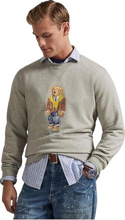 Polo Ralph Lauren Polo Bear Fleece Sweatshirt Mens Clothing Loft Heather/Heritage Bear : 2XL, Cotton/Fleece/Polyester