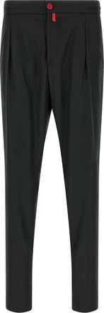 Kiton Gray Wool Casual Mens Pants