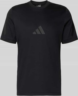 adidas Regular Fit T-Shirt aus reiner Baumwolle in Black, Gr&ouml;&szlig;e XXL