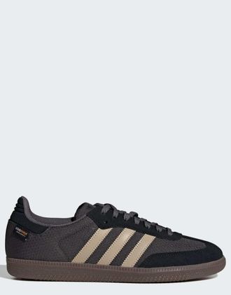 adidas Originals Samba OG - Scarpe nero utility / kaki pietra