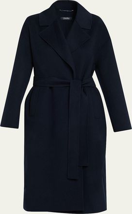 Max Mara Hobby Long Wool Wrap Coat