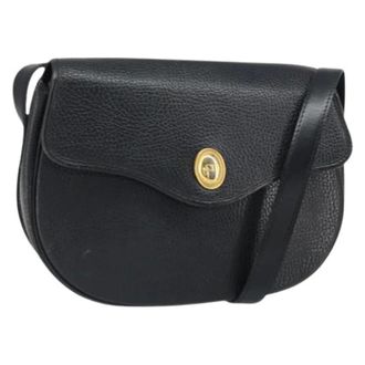 Dior Pre-owned Cross Body Bags, female, Black, Size: ONE SIZE Pre-owned Vintage cd logo shoulder bag