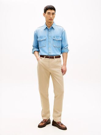 Tommy Hilfiger Mens 5-Pocket Straight Pant - Sandalwood - 29W x 30L