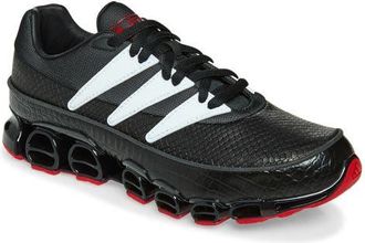 adidas Gender Inclusive Jabbar Low Sneaker in Core Black/White/Scarlet at Nordstrom, Size 10.5 Womens