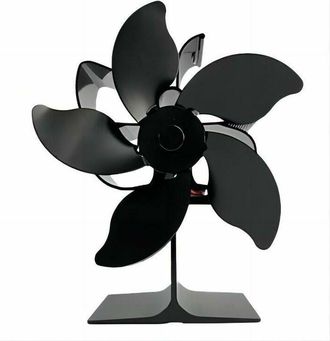 OEM Ventilador Termodin&aacute;mico De Bajo Consumo Para Estufas Y Chimeneas, Ventilador Ecol&oacute;gico De 5 Aspas, Aleaci&oacute;n De Aluminio