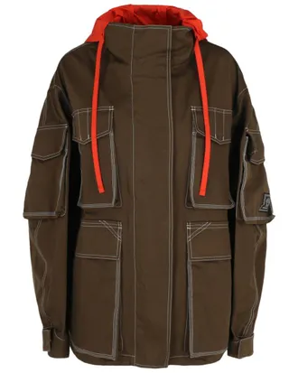 Versace Contrast-Hood Jacket