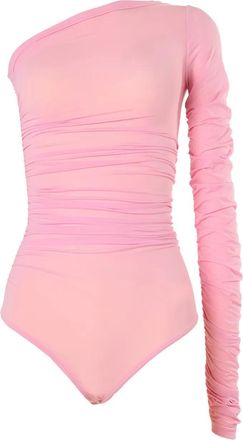 Wolford asymmetric-neck body - Pink
