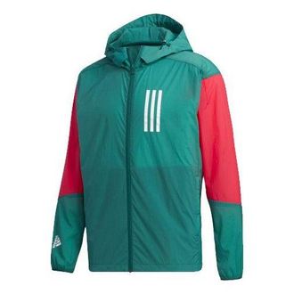adidas Windbreaker Casual Sports Mens Hats Jacket Forest Green GL5627