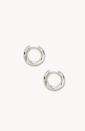 Machete Jewelry Petite Wavy Hoops in Silver at Nordstrom