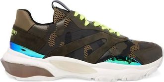 Valentino Mens Green Sneakers, US Size 7