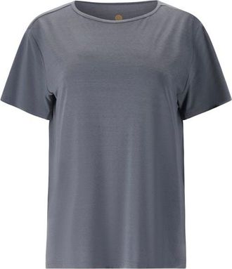 ENDURANCE Lizzy Slub Tee Funktionsshirt f&uuml;r Damen | grau