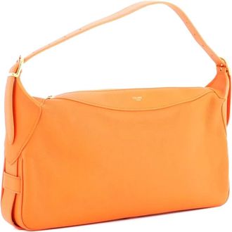 Celine Romy Shoulder Bag Leather Medium hobo bag - Oranje