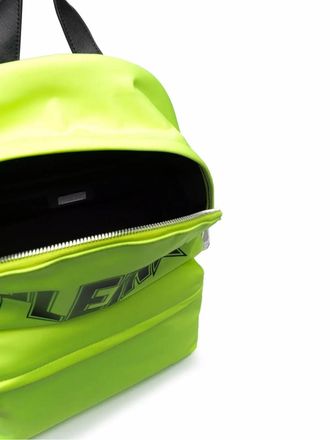 Philipp Plein Mens Iconic Plein Logo Backpack Yellow Bags > Backpacks