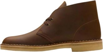 Clarks Desert Boot - Heren - Veterlaarzen - Beige - 42 1/2 EU - Leer - Schoenen