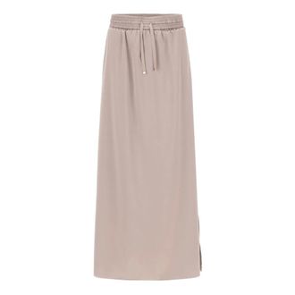 Herno Maxi Skirts, female, Beige, Size: S Maxi Skirt