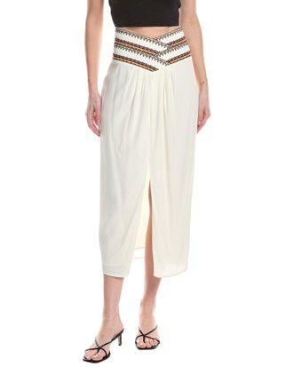 BA&SH Talkie Mid-Length Skirt