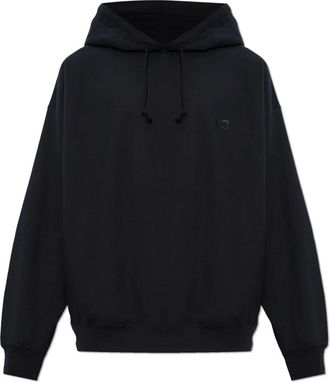 Yohji Yamamoto Logo Sweatshirt - unisex - Hoodies - Zwart - XS - Katoen - Hoodies & sweatvesten
