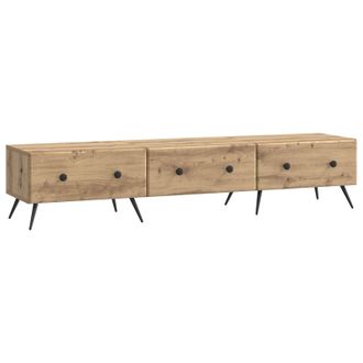 vidaXL Mueble De Tv Con Caj&oacute;n Roble Artesanal 147 X 34,5 X 30 Cm Vidaxl