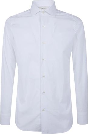 Tintoria Mattei Formal Shirts - Heren - Zakelijke Overhemden - Wit - L - Overhemden