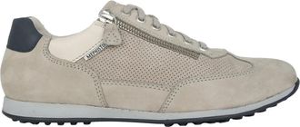 Mephisto Comfortabele Grijze Herensneaker - Leon - Heren - Sneakers - Grijs - 40 EU - Leer - Schoenen