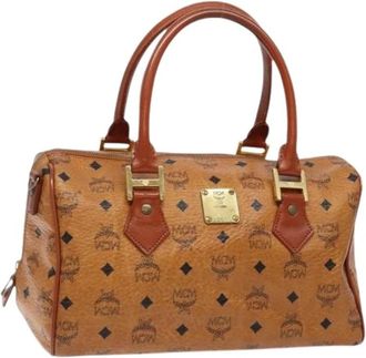 MCM Pre-owned Hand Bag - Dames - Vintage Handtas - Bruin - ONE Size - Leer - Vintage
