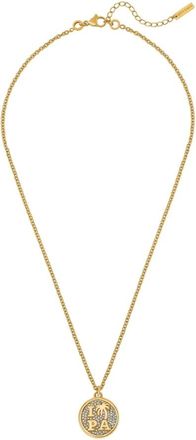 Palm Angels Cenno Ketting - Dames - Accessoires - Geel - Maat: ONE Size Leer