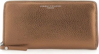 Gianni Chiarini Accessoires, Dames, Bruin, ONE Size, Leer, Wallet Grain