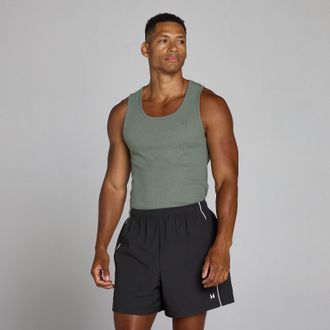 MyProtein Camiseta de tirantes acanalada muscle fit Lift para hombre de MP - Gris met&aacute;lico - XS