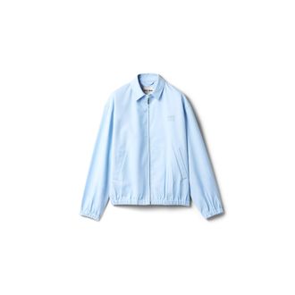 Miu Miu Poplin Blouson Jacket, Woman, Sapphire Blue, Size 36