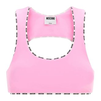 Moschino Sporty Top - female - Moschino - Sleeveless Tops - Pink - XS - Tops