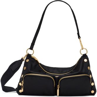Hammitt Kyle Medium Shoulder Bag in Black Nylon Cargo/Gold at Nordstrom