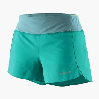 Patagonia Womens Strider Pro Shorts In Subtidal Blue