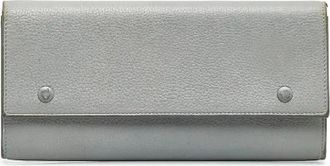 Celine Pre-owned Wallets, female, Gray, Size: ONE SIZE Pre-owned Leather wallets