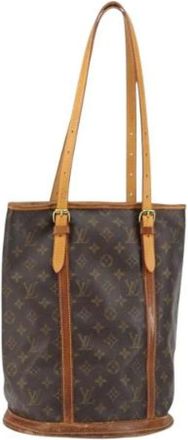 Louis Vuitton Pre-owned Bucket Bags, female, Brown, Size: ONE SIZE Pre-owned Bucket Bag