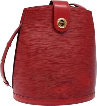 Louis Vuitton Pre-owned Vintage Bucket Bag - Dames - Vintage Tas - Rood - ONE Size - Leer - Vintage